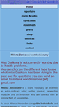 Mobile Screenshot of milenadzekova.net